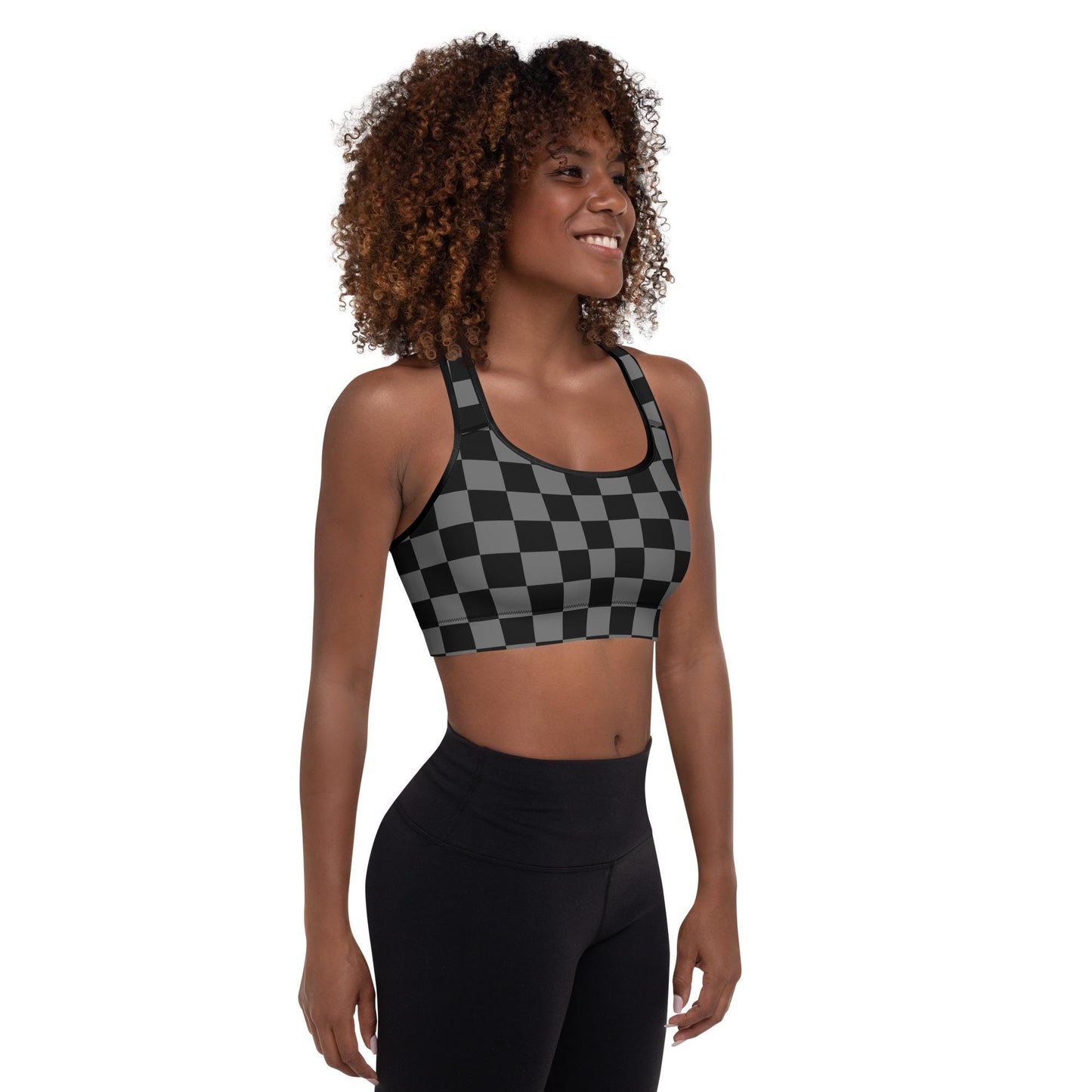 Padded Black Sports Bras