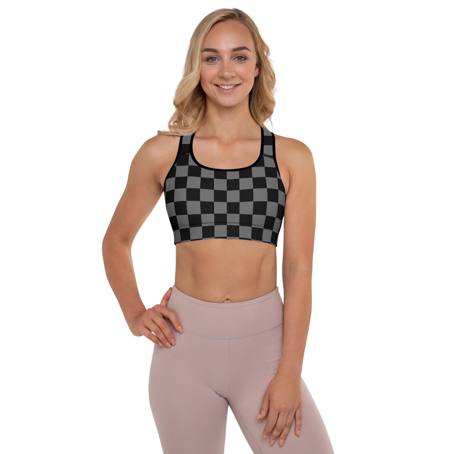 Padded Black Sports Bras