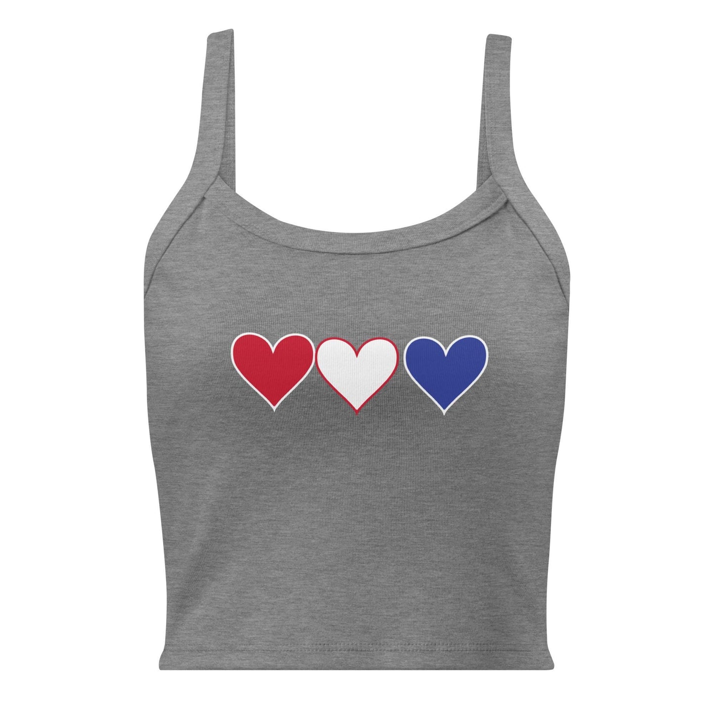 Womens micro-rib tank top