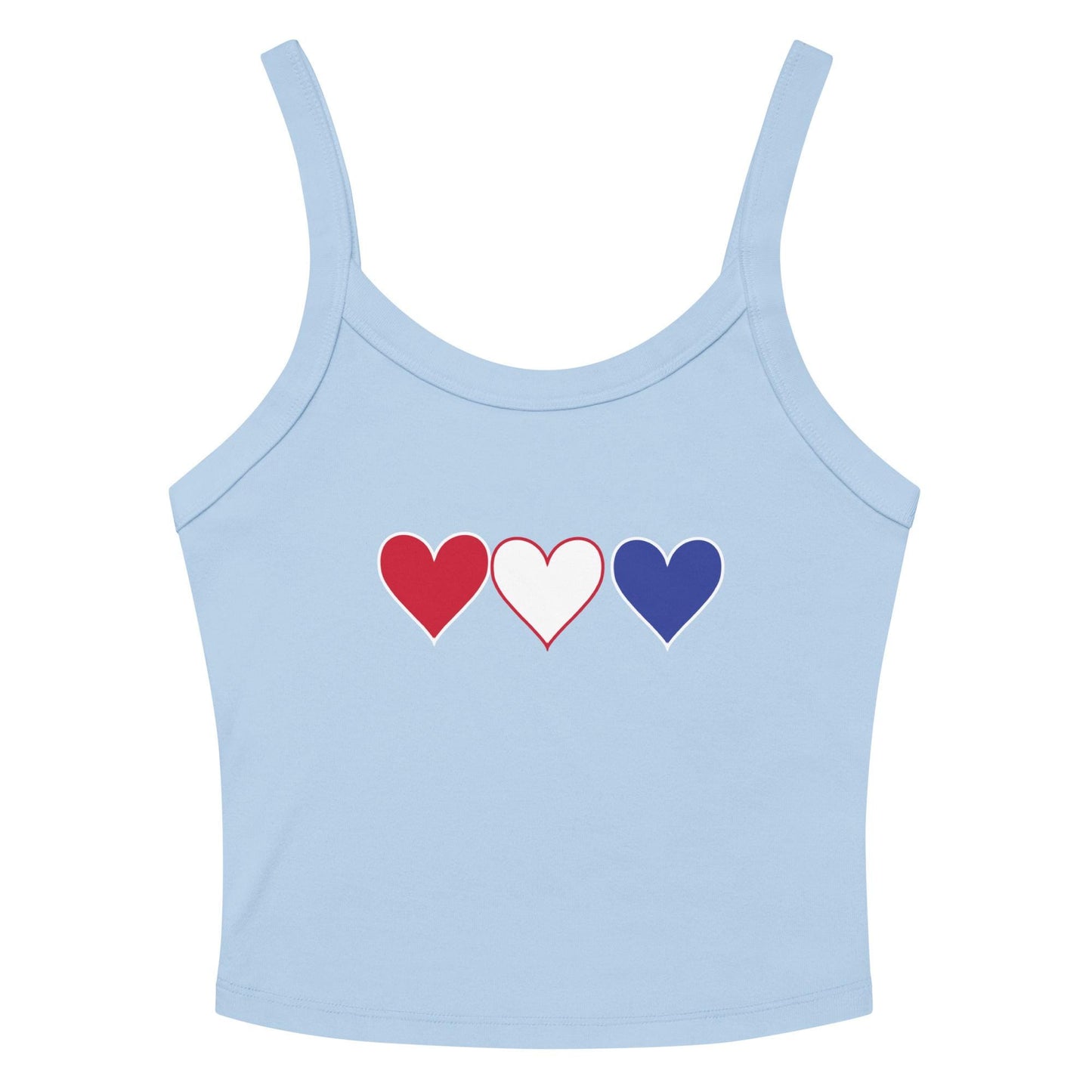 Womens micro-rib tank top