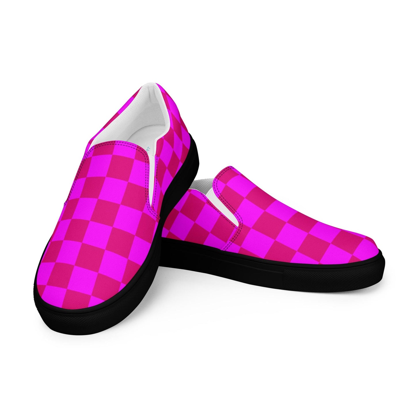 Pink Shoes Womens slip-on canvas shoes