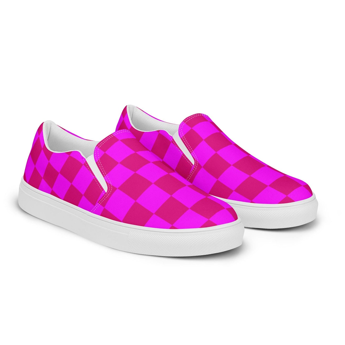 Pink Shoes Womens slip-on canvas shoes