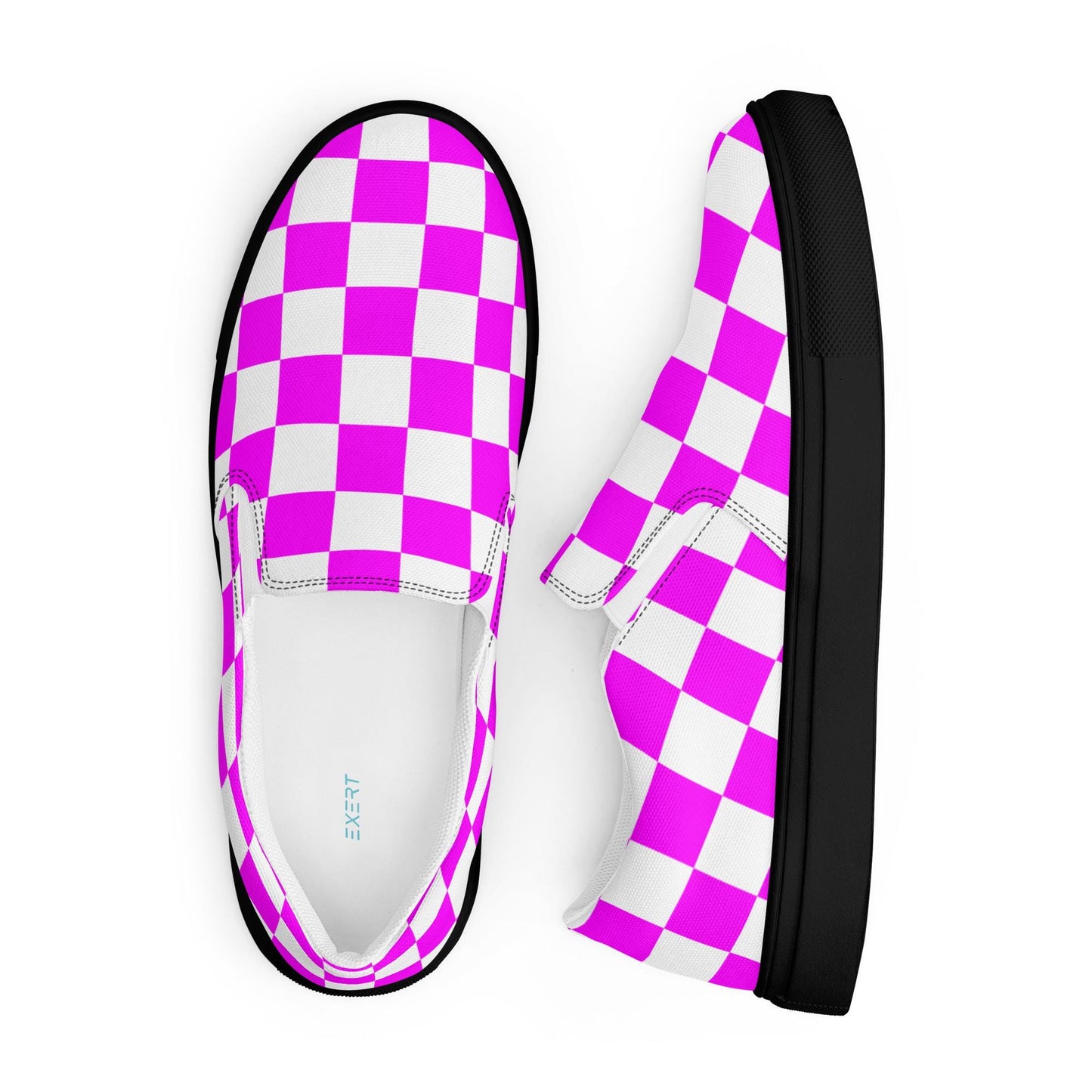 Womens slip-on canvas purple shoes