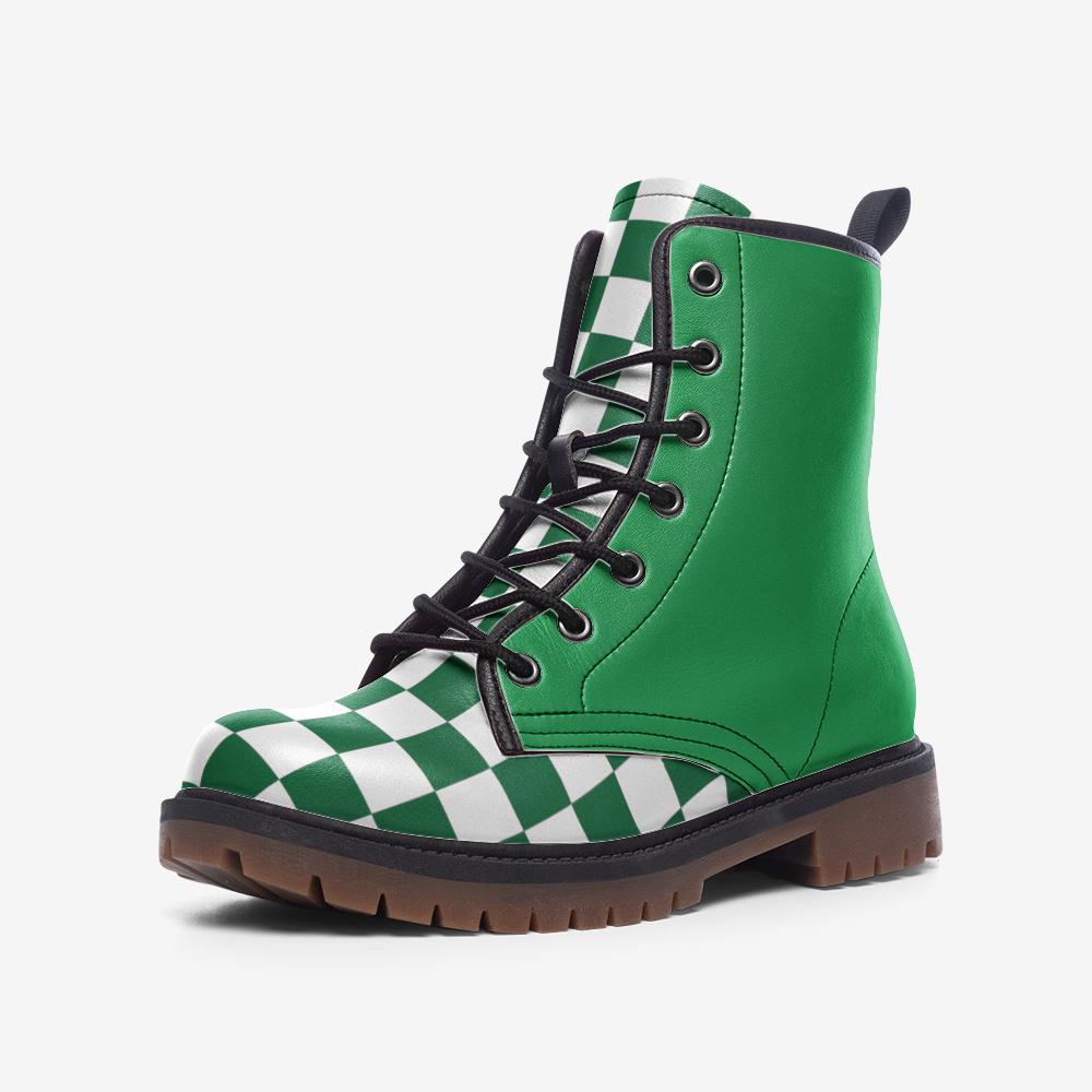 Soft Green Boots Casual Leather Lightweight boots MT