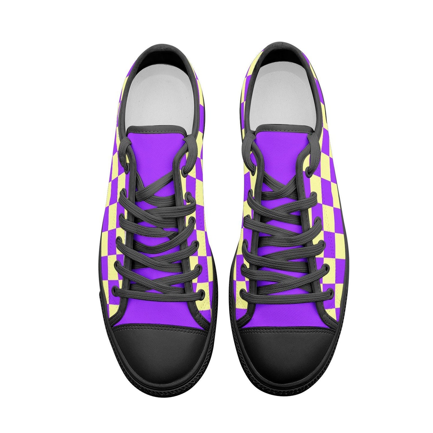 Purple Sneakers Unisex Low Top Canvas Shoes