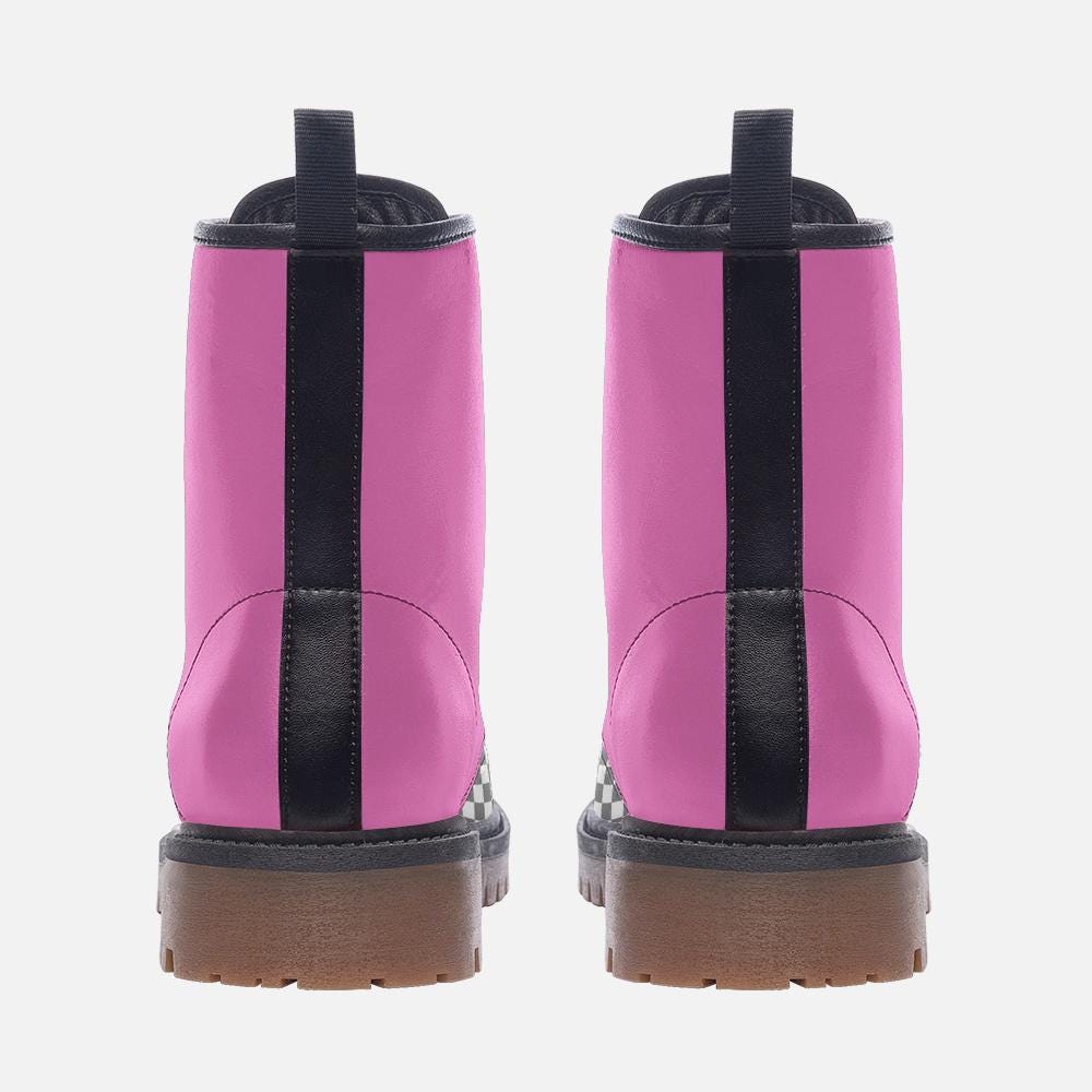 Pink Boots Casual Leather Lightweight boots MT
