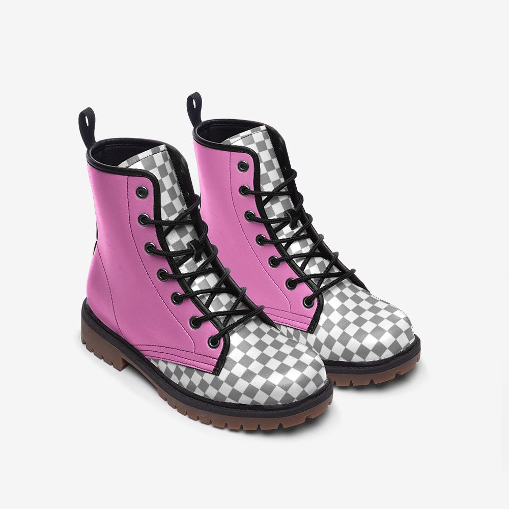 Pink Boots Casual Leather Lightweight boots MT
