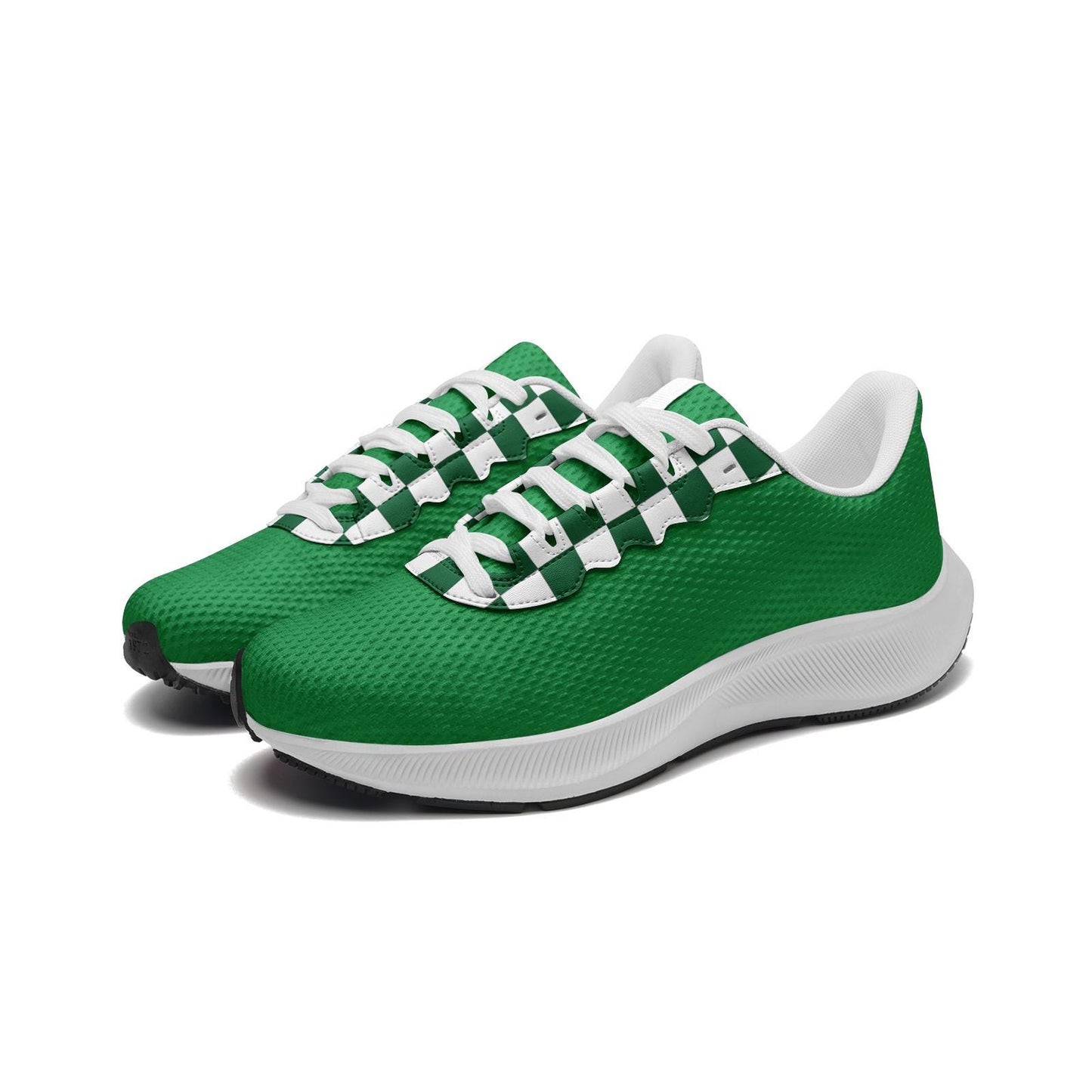 Green Sneakers Unisex Mesh Tech Performance Running Shoes