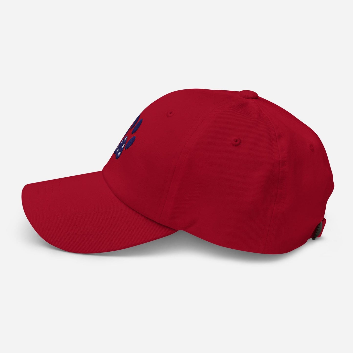 Patriotic Paw Print Hat: Camo Dad Hat