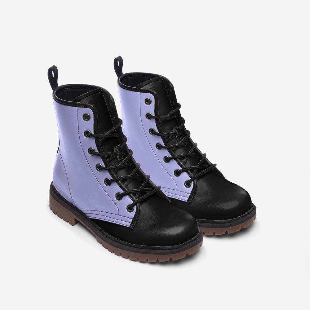 Purple Boots Casual Leather Lightweight boots MT