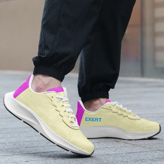 Yellow Sneakers Unisex Mesh Tech Performance Running Shoes