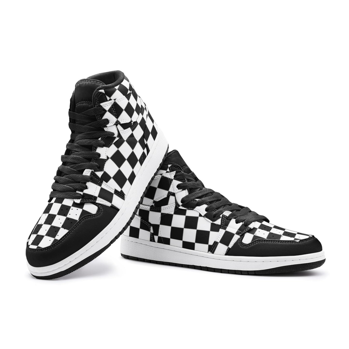 Black High Top Sneakers Unisex Sneaker TR