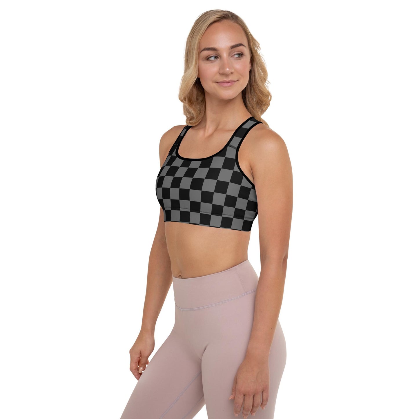 Padded Black Sports Bras
