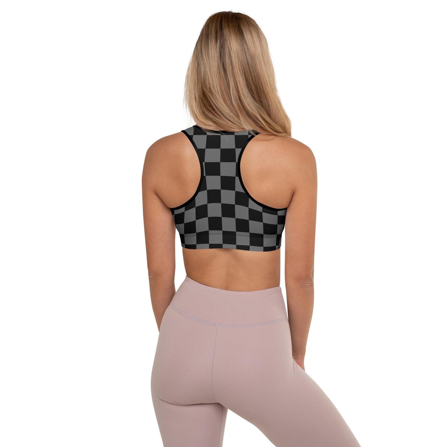 Padded Black Sports Bras