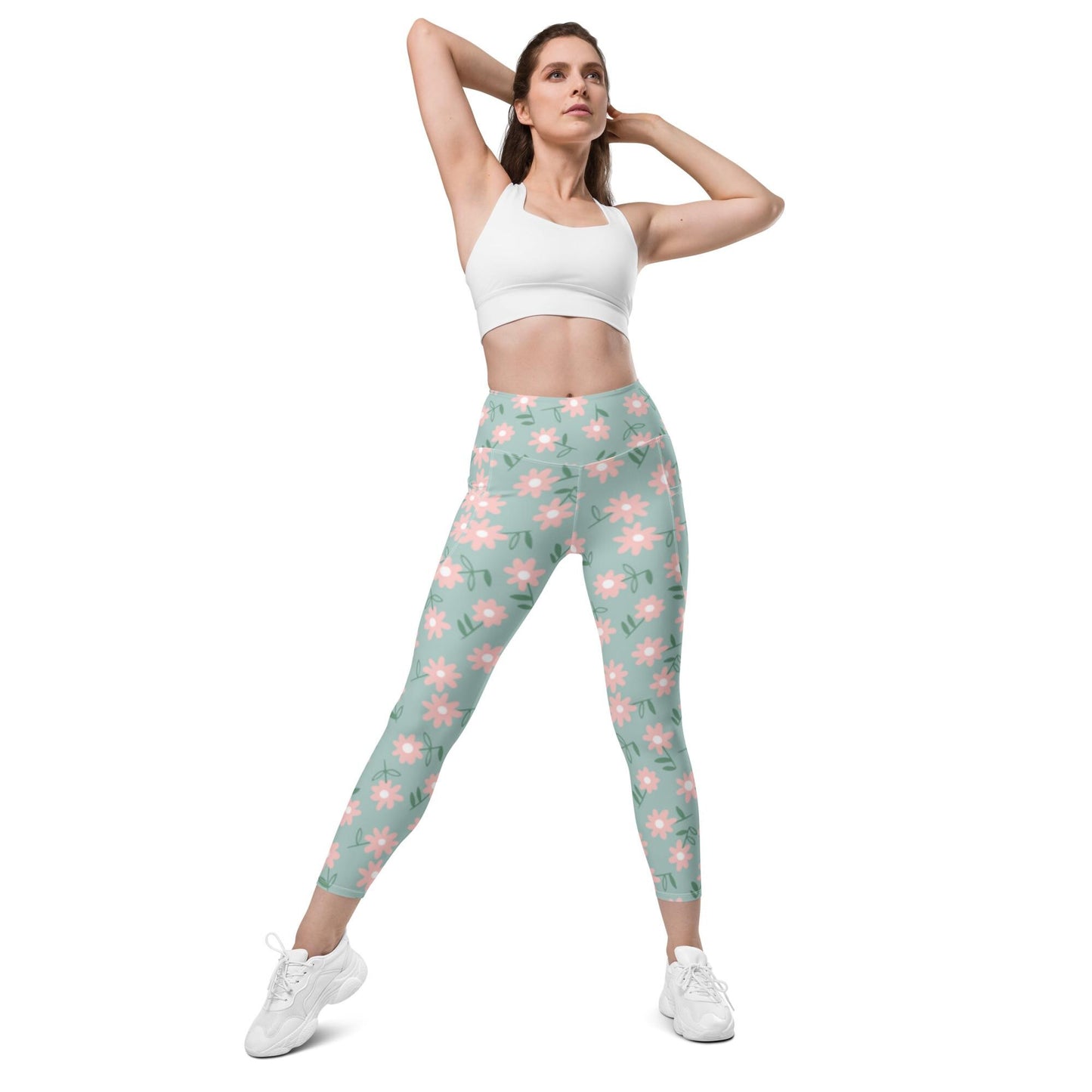 Floral Leggings with pockets