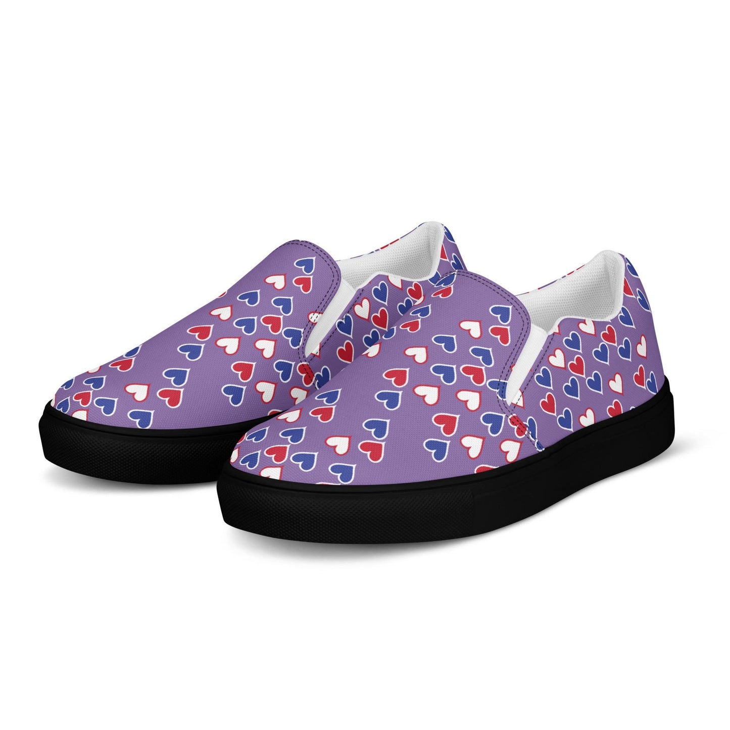 Womens slip-on canvas shoes