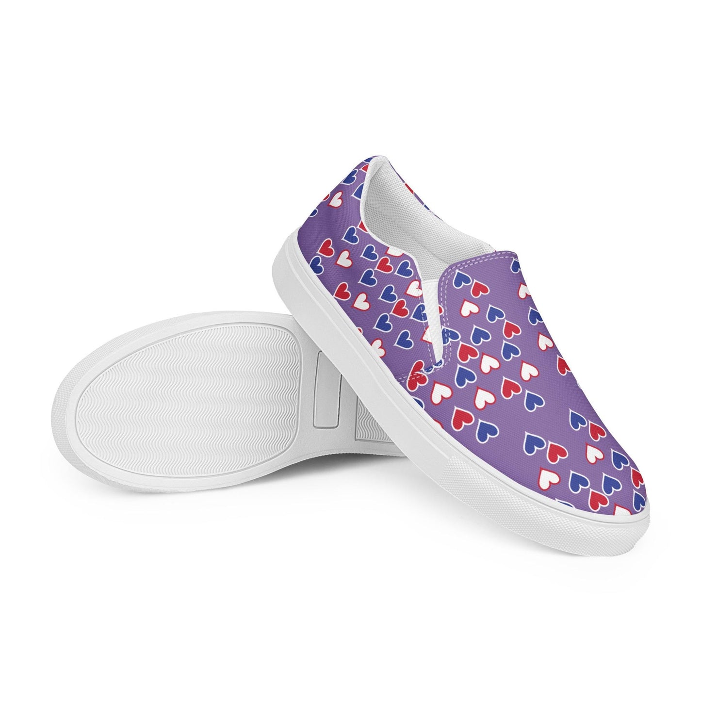 Womens slip-on canvas shoes