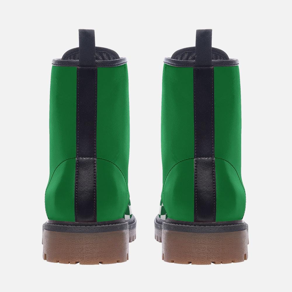 Soft Green Boots Casual Leather Lightweight boots MT
