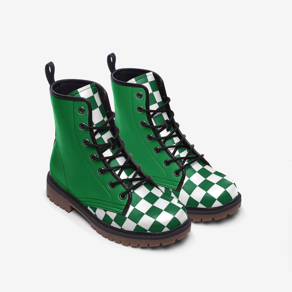 Soft Green Boots Casual Leather Lightweight boots MT