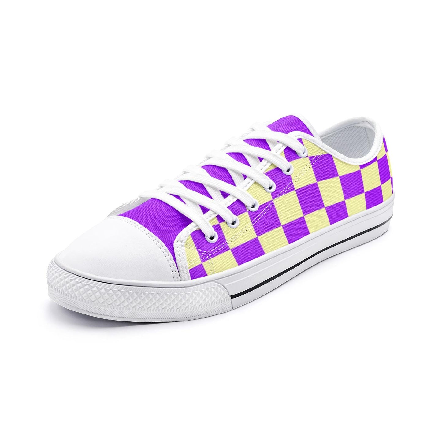Purple Sneakers Unisex Low Top Canvas Shoes