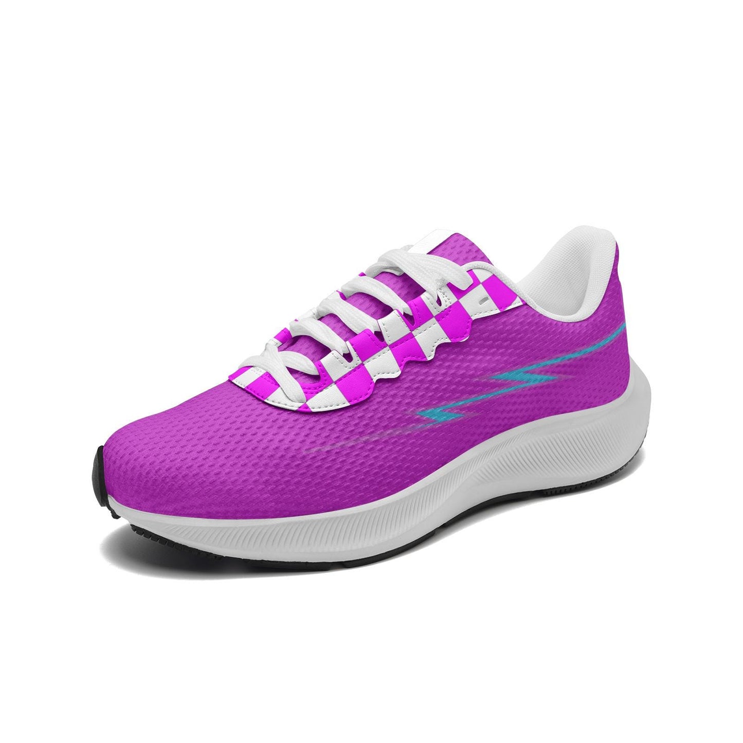 Purple Sneakers Unisex Mesh Tech Performance Running Shoes
