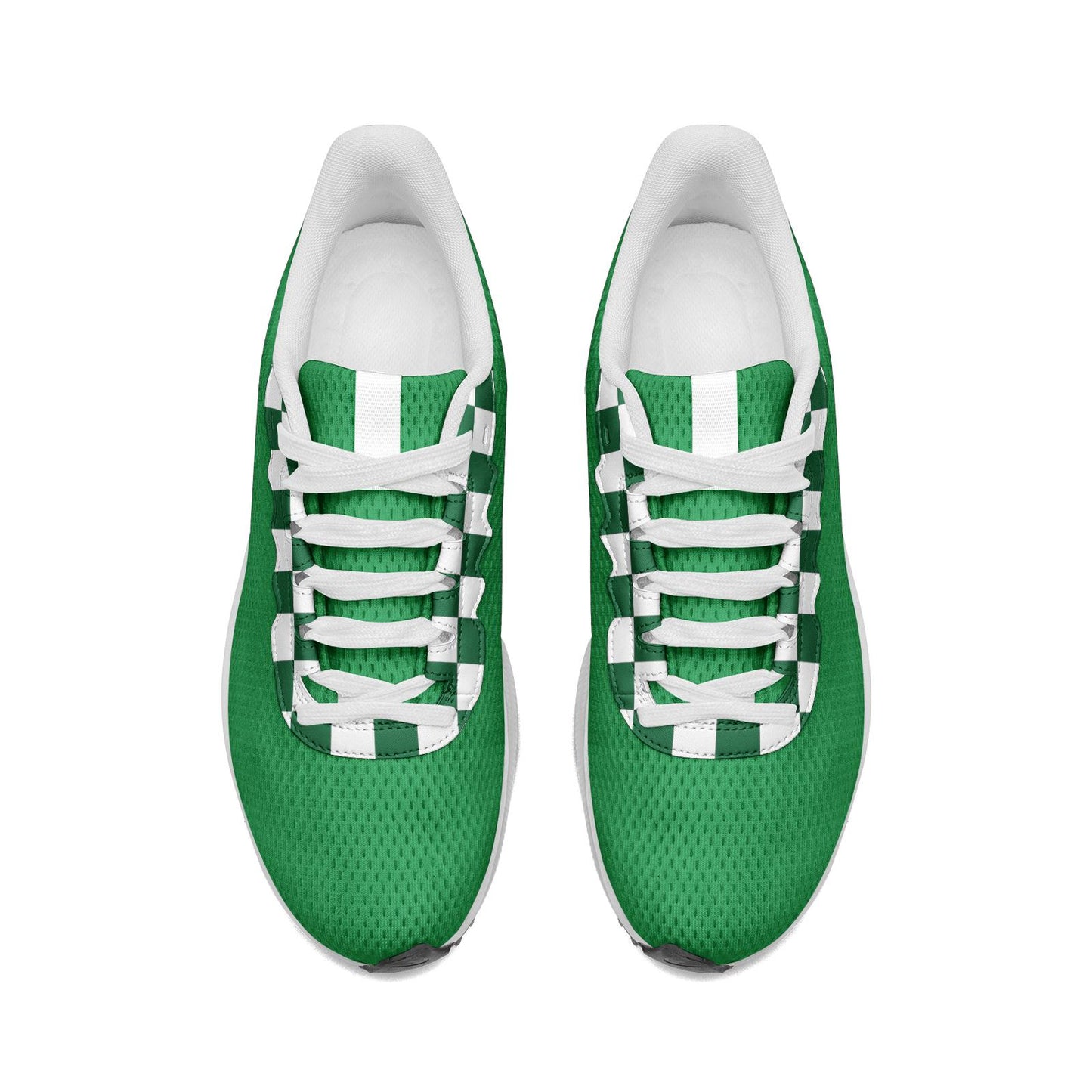 Green Sneakers Unisex Mesh Tech Performance Running Shoes