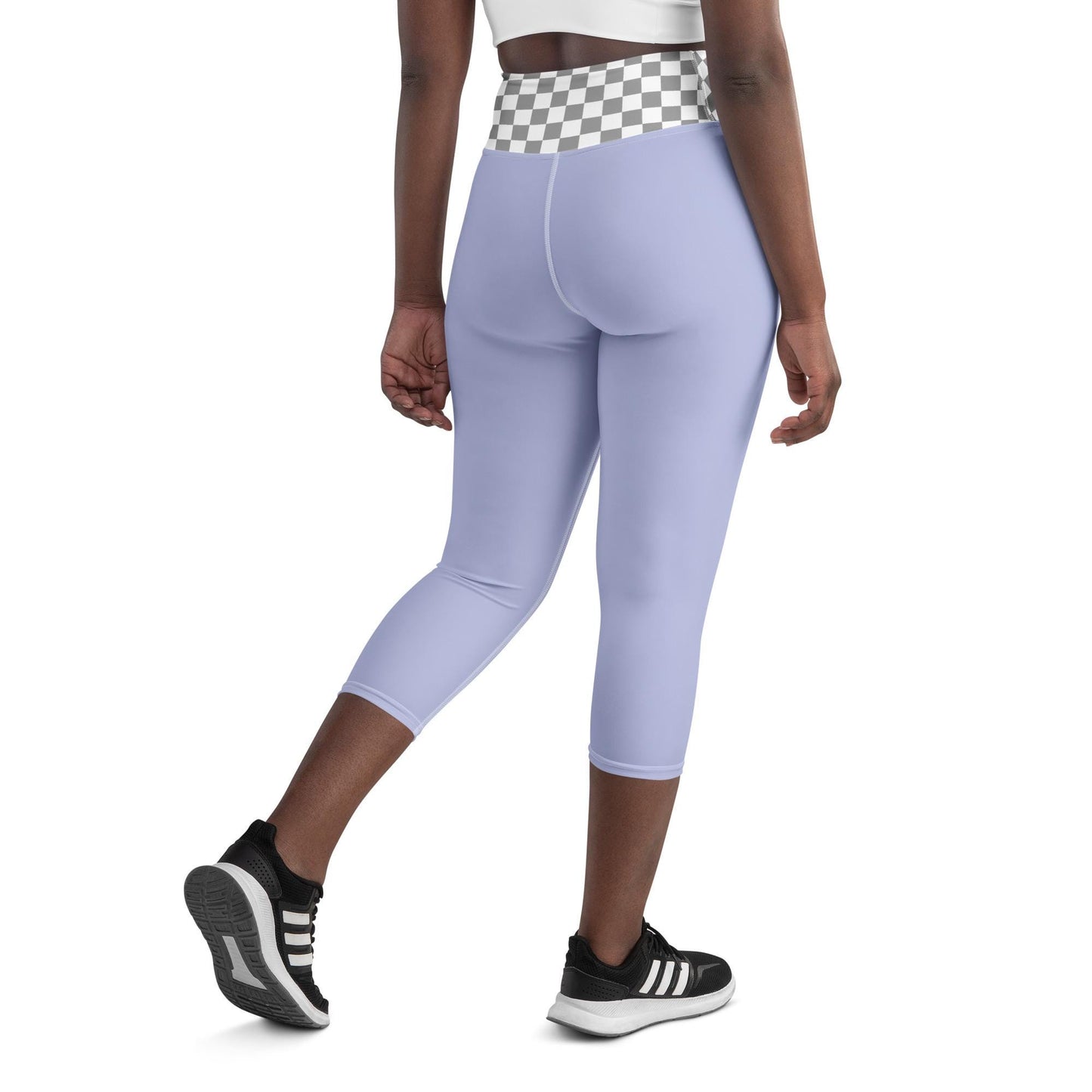 Purple Leggings Yoga Capri Leggings