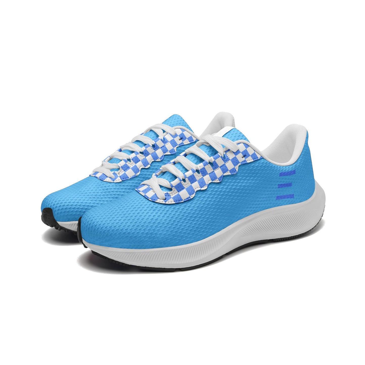 Blue Sneakers Unisex Mesh Tech Performance Running Shoes