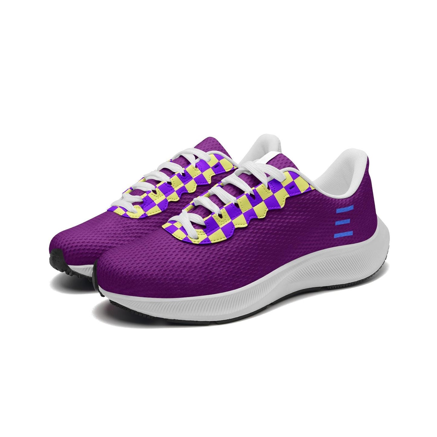 Purple Sneakers Unisex Mesh Tech Performance Running Shoes