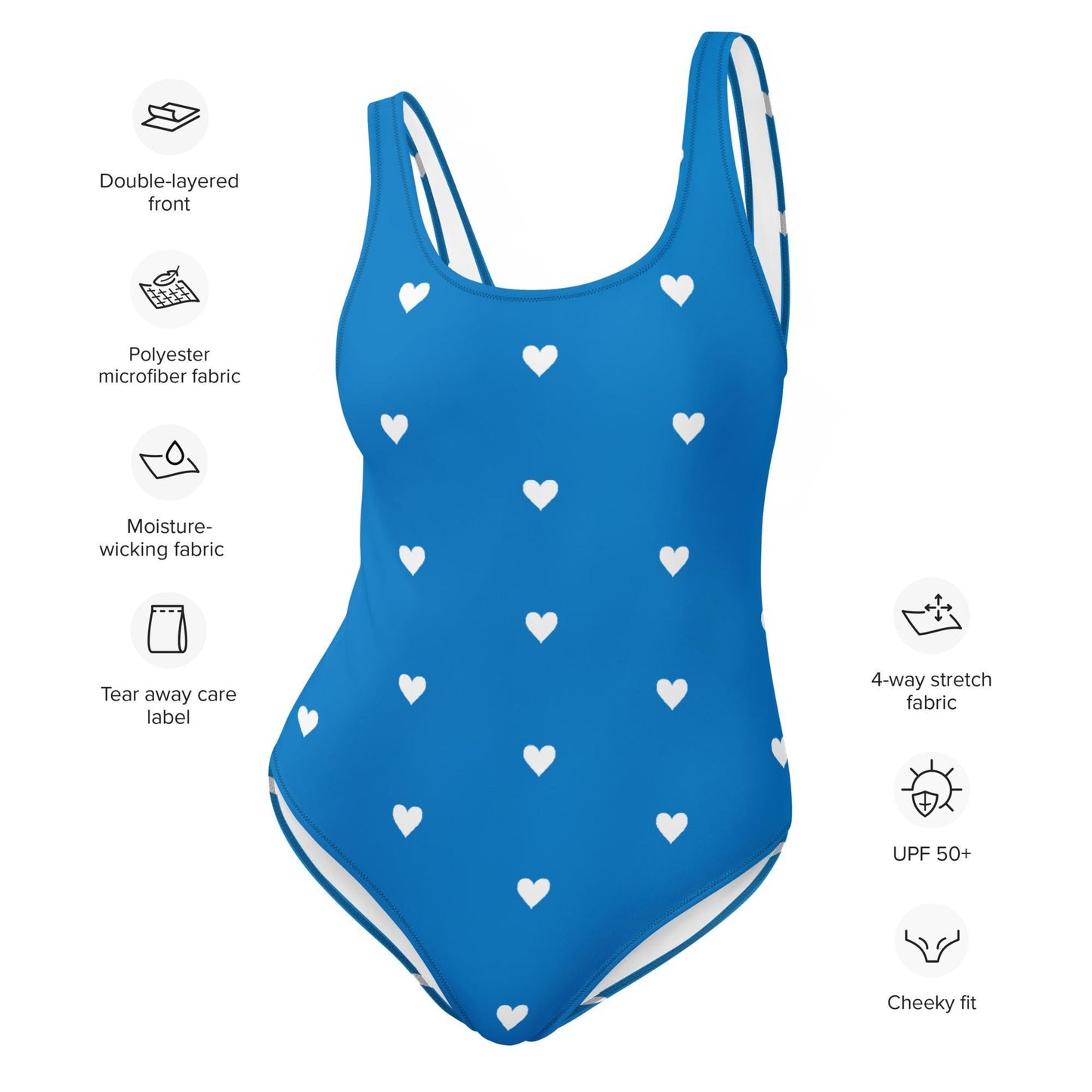 One-Piece Blue Swimsuits