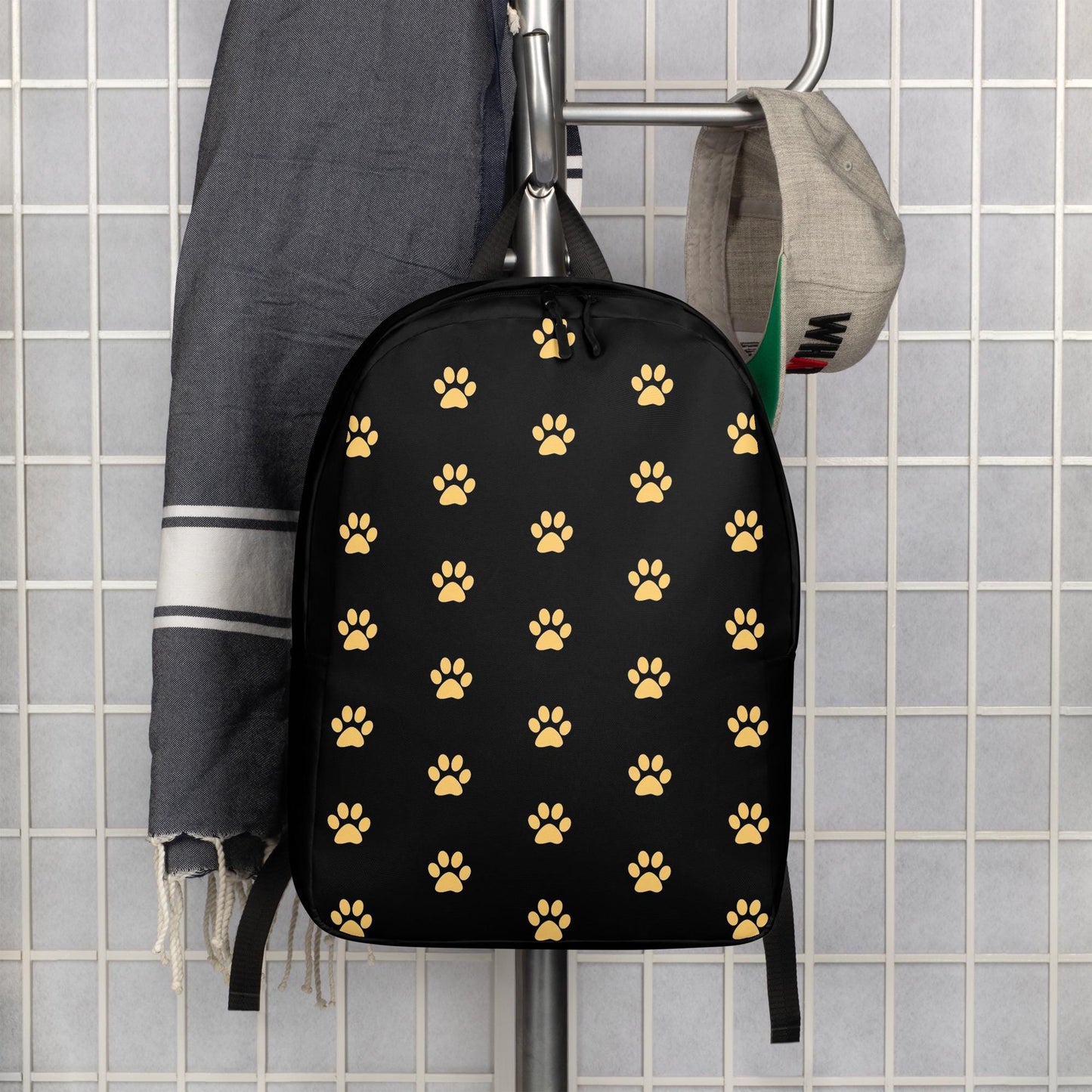 Dog Paw Prints Back Packs Minimalist Backpack