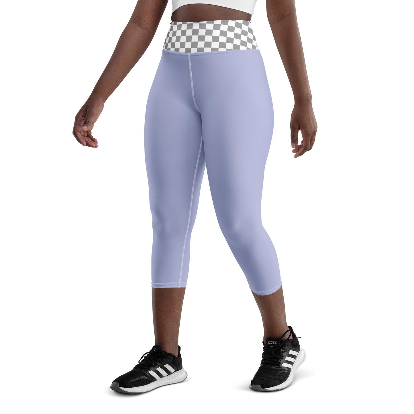Purple Leggings Yoga Capri Leggings