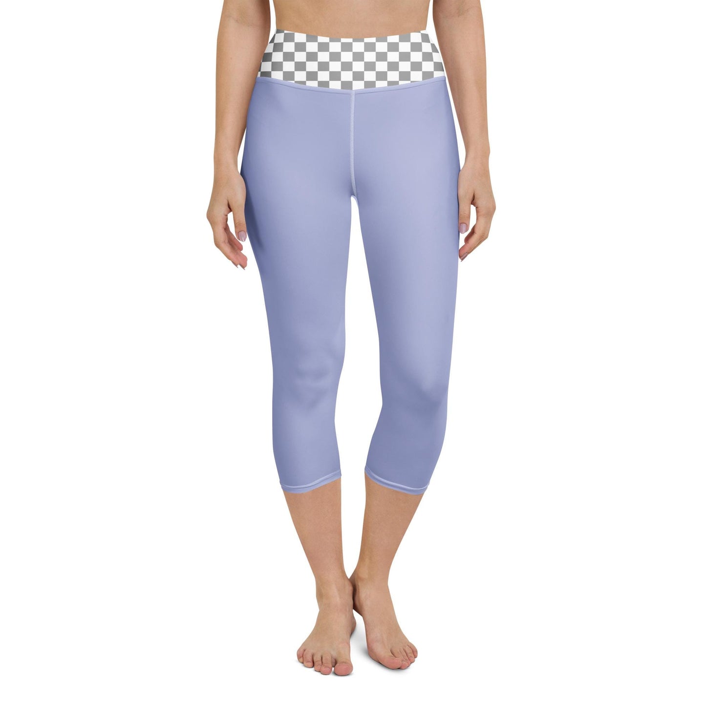 Purple Leggings Yoga Capri Leggings