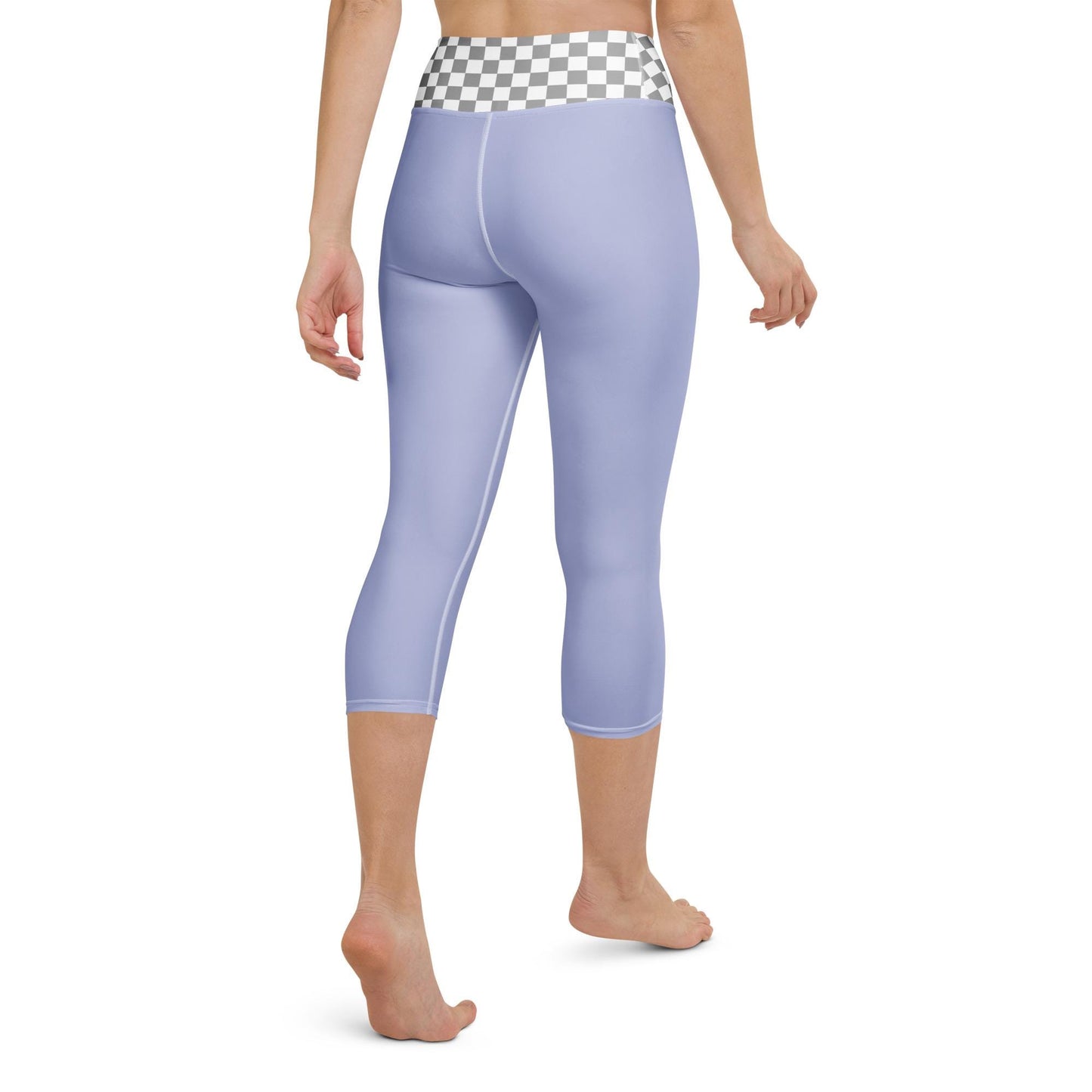 Purple Leggings Yoga Capri Leggings