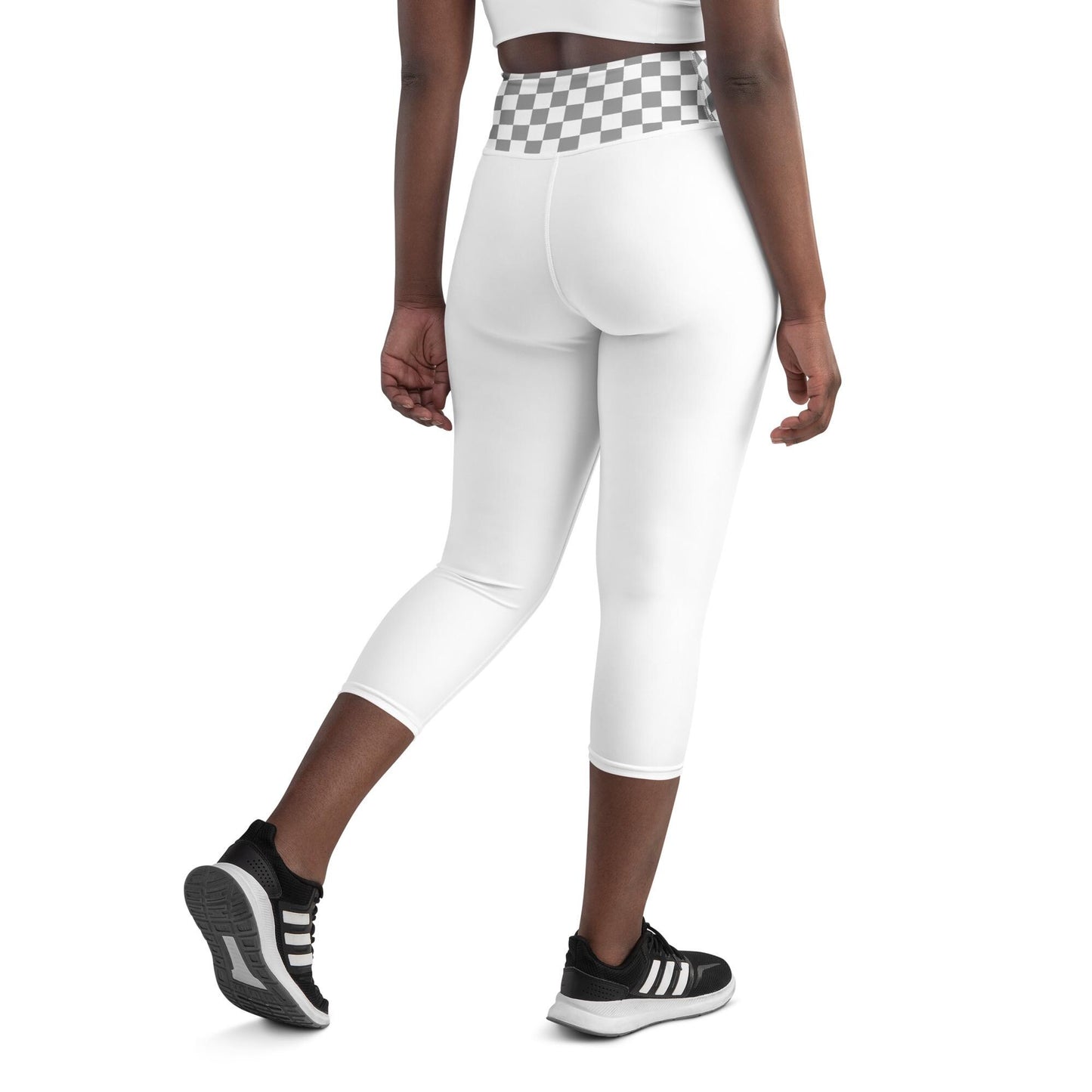 White Leggings Yoga Capri Leggings