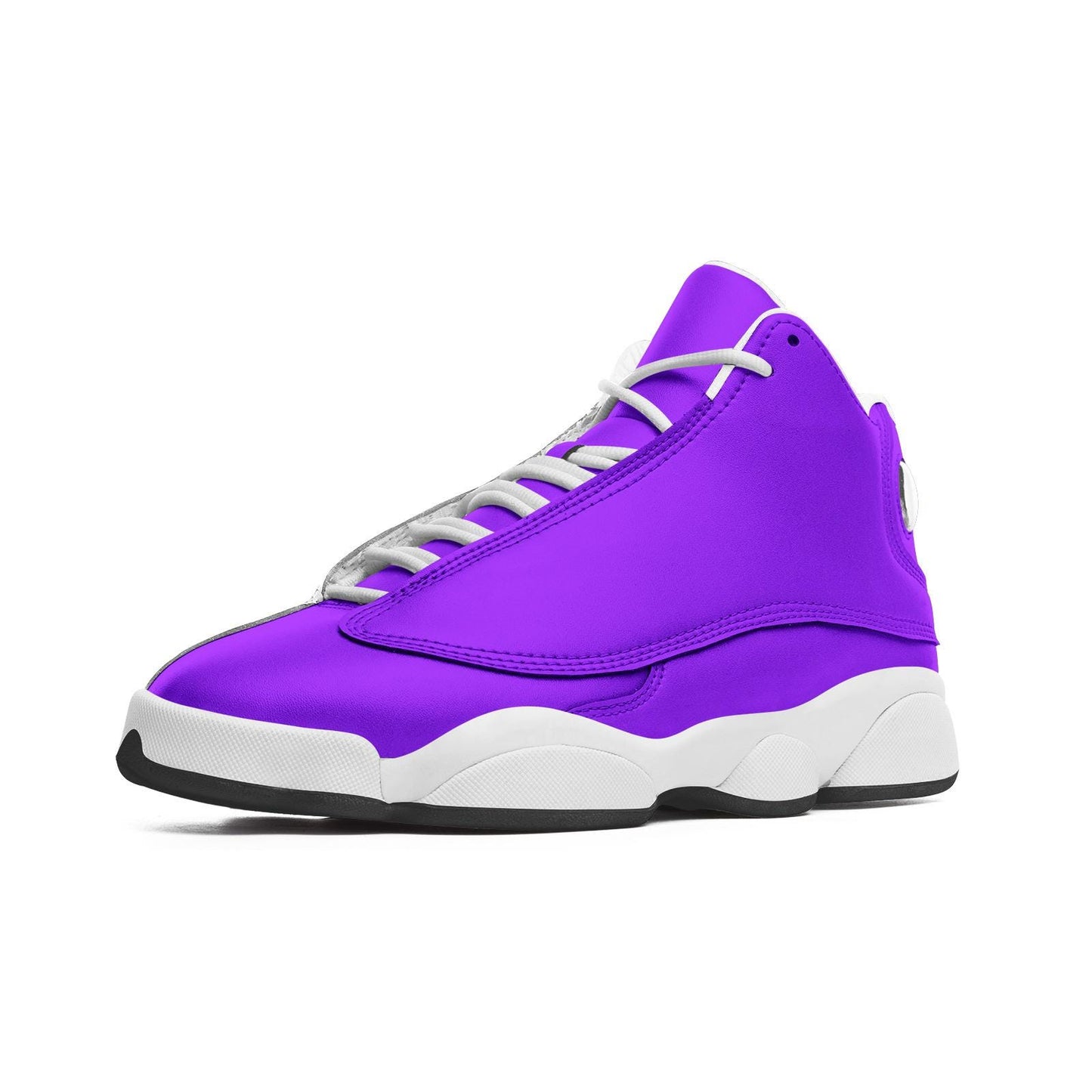 Purple Sneakers Unisex High Top Leather Sneakers
