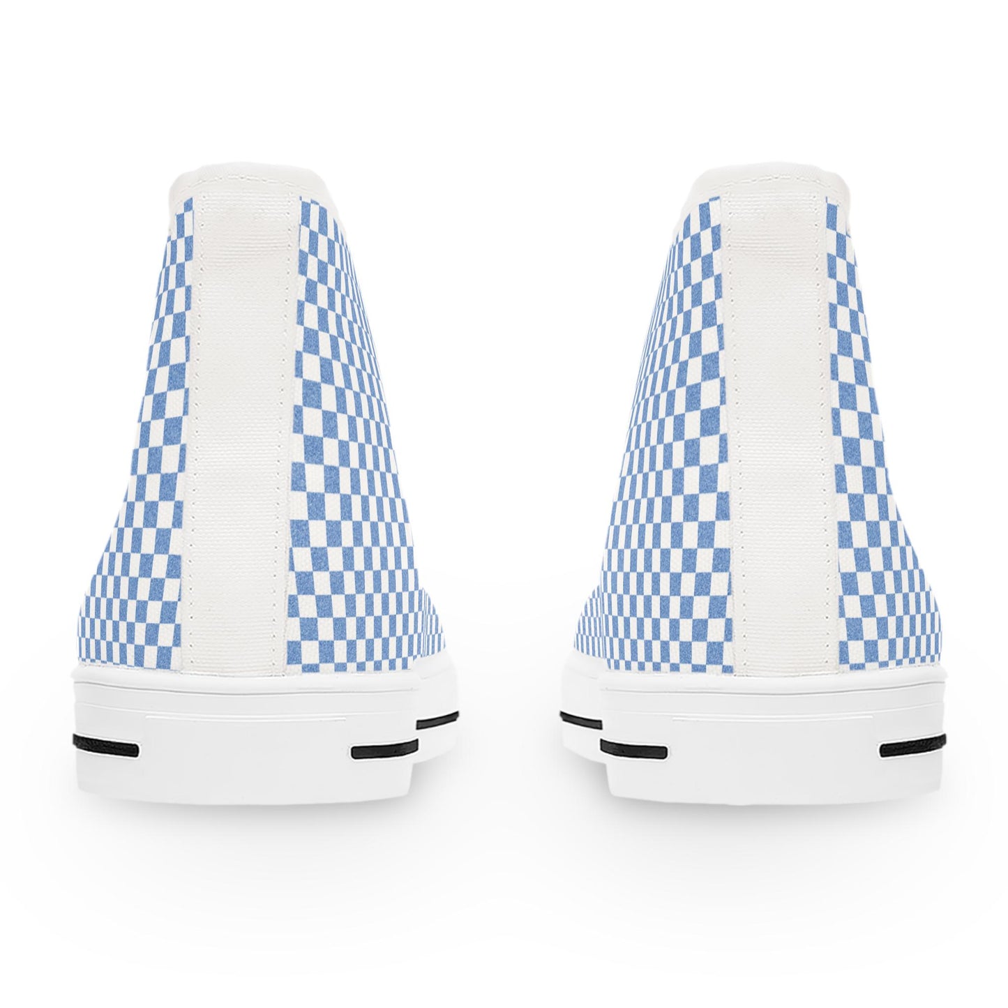 Checkerboard High Top Sneakers: Women's Trendy Casual Shoes
