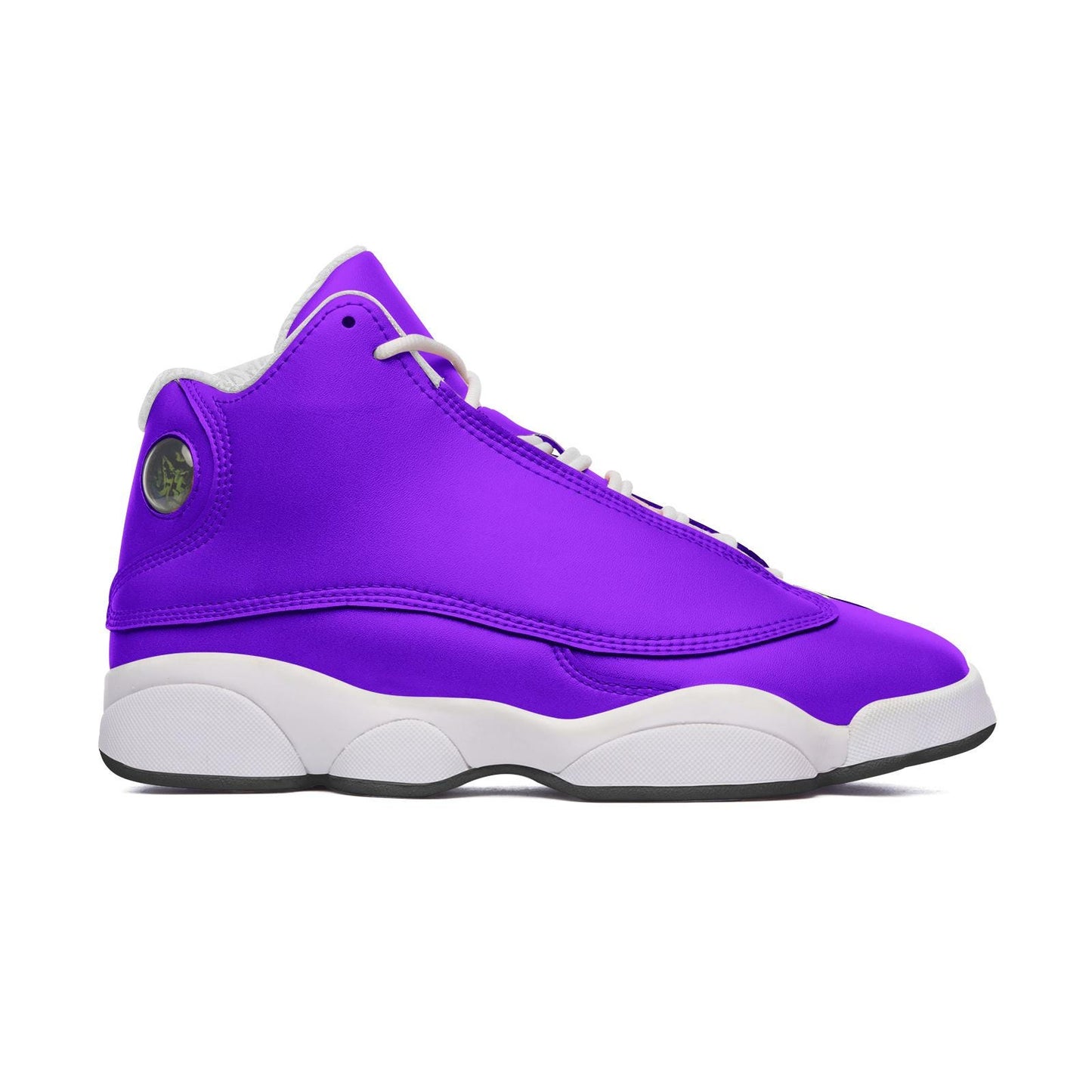 Purple Sneakers Unisex High Top Leather Sneakers