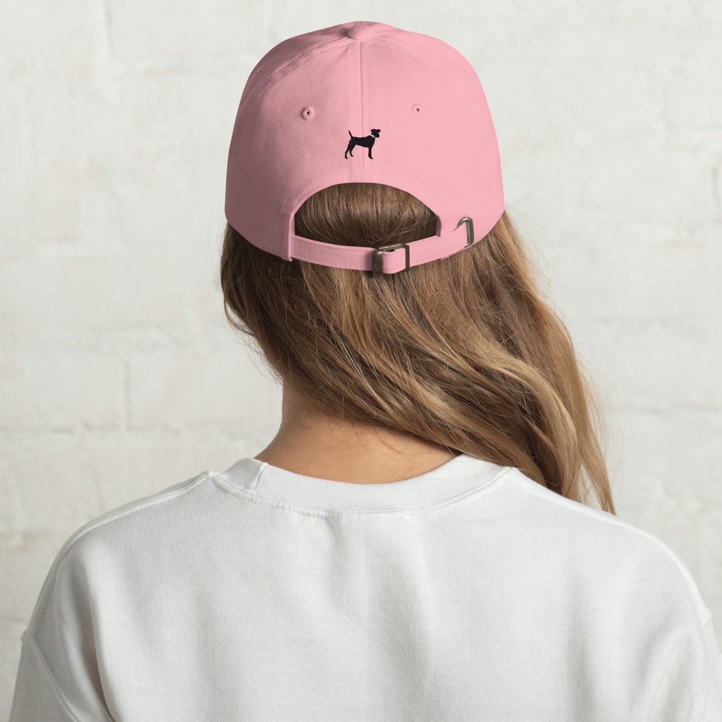 Black Dog Lover Hat: Cotton Twill Dad Hat