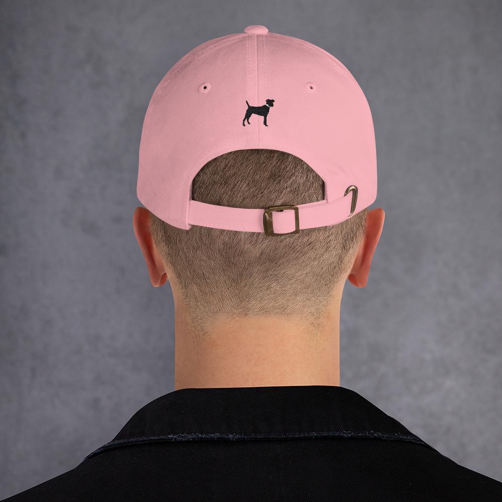 Black Dog Lover Hat: Cotton Twill Dad Hat