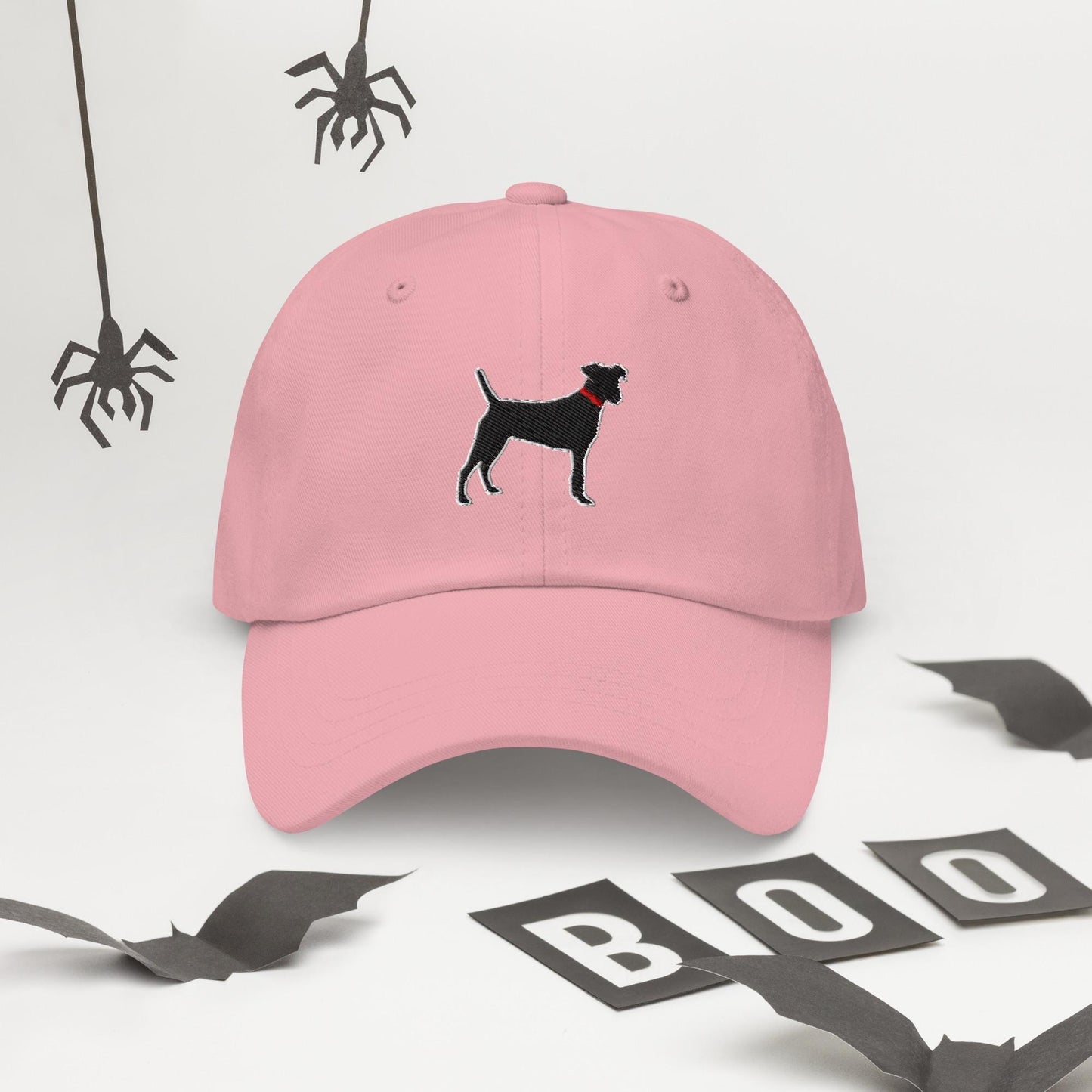 Black Dog Lover Hat: Cotton Twill Dad Hat