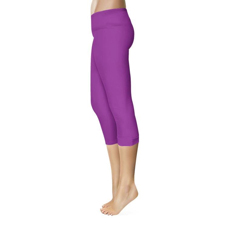 Purple Capri Leggings