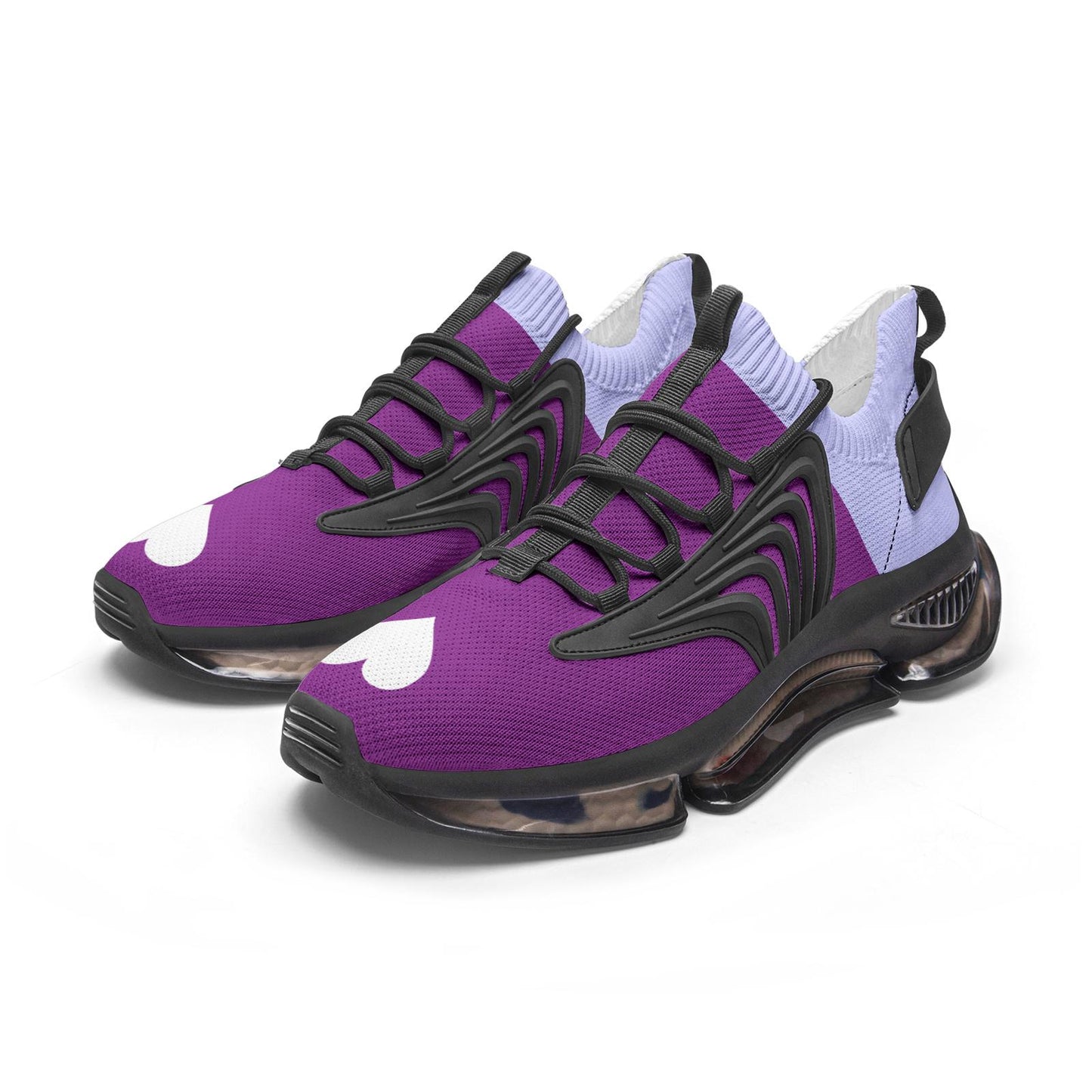 Purple Sneakers Unisex Low Top Mesh Sneakers