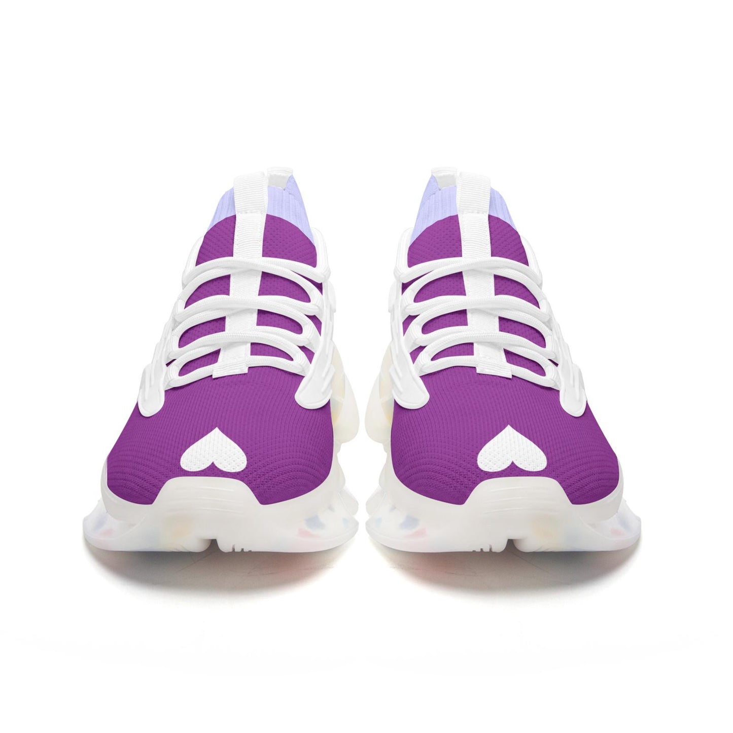 Purple Sneakers Unisex Low Top Mesh Sneakers