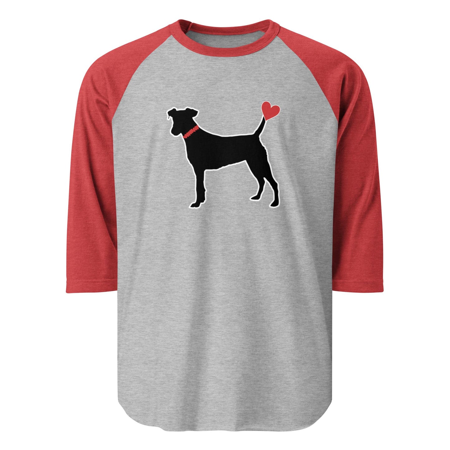 Black Dog Shirts 3/4 sleeve raglan shirt