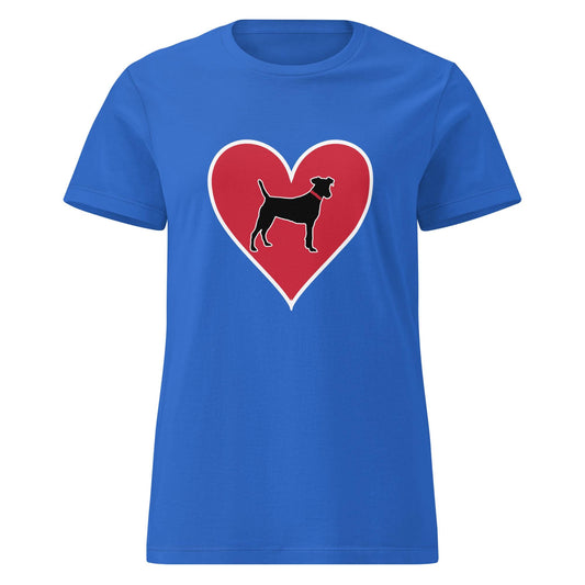 Black Labrador T-Shirts Womens basic softstyle t-shirt