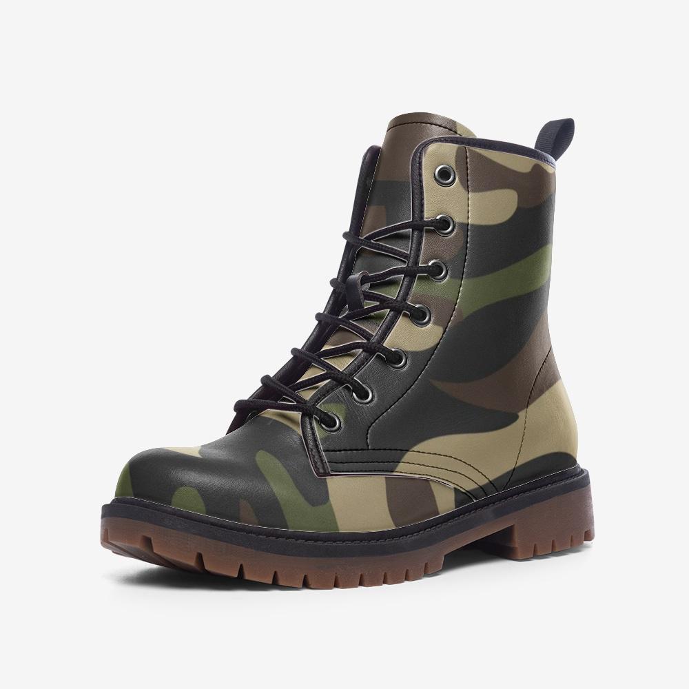 Casual Leather Lightweight Camo boots MT