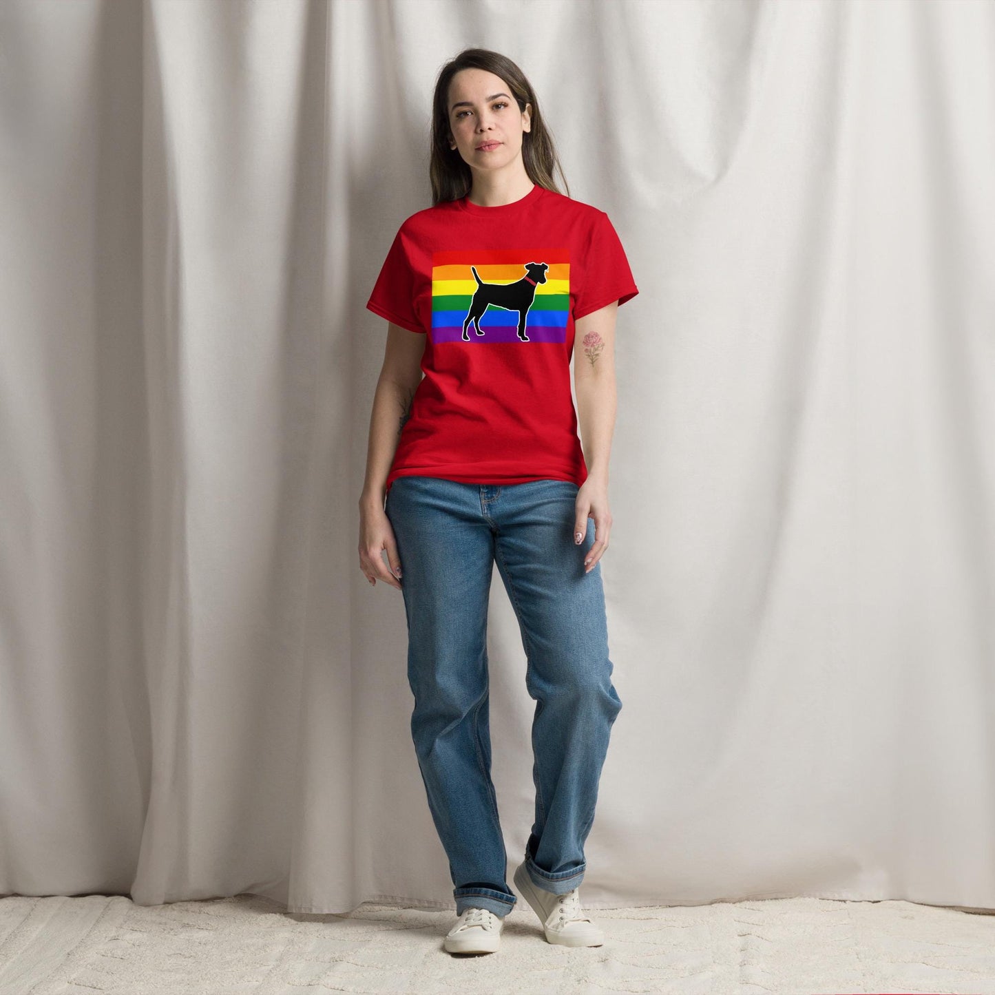 Black Dog Pride T-shirt Unisex Pride classic tees