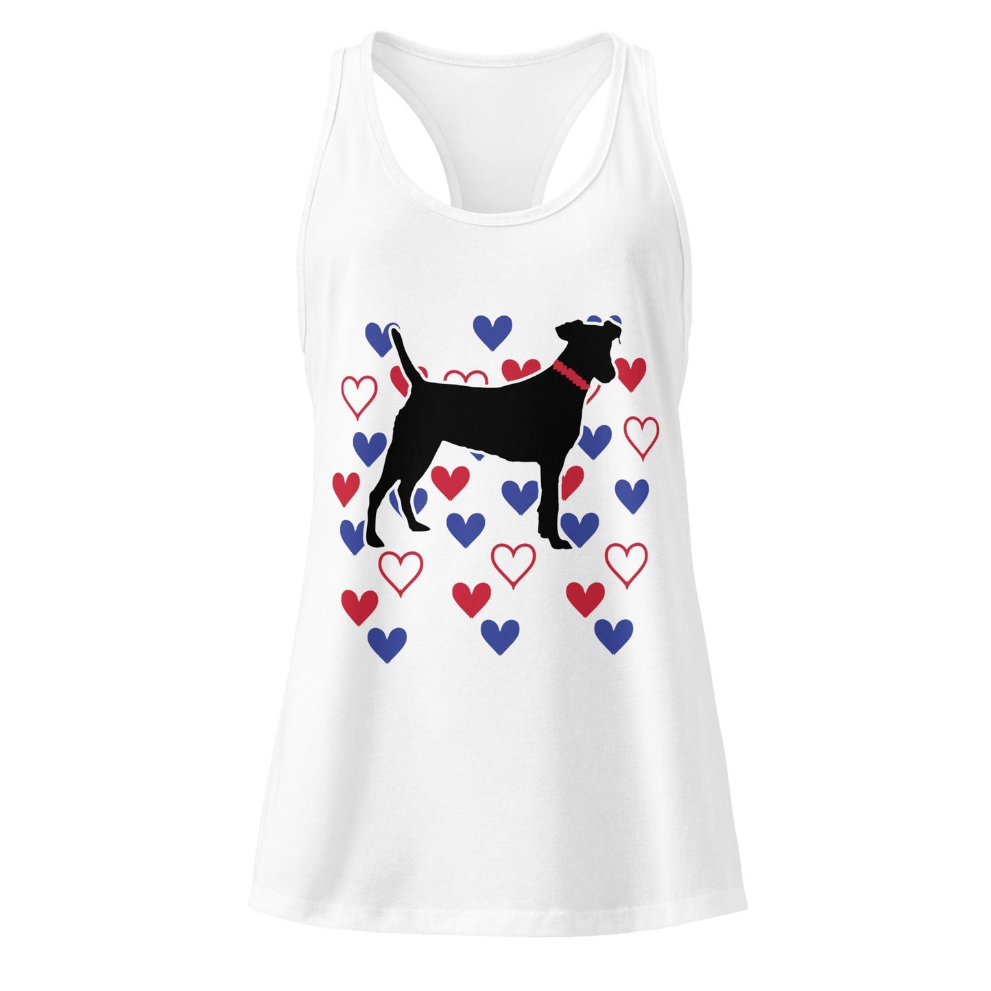 Dog Lovers Womens fitted racerback tank top