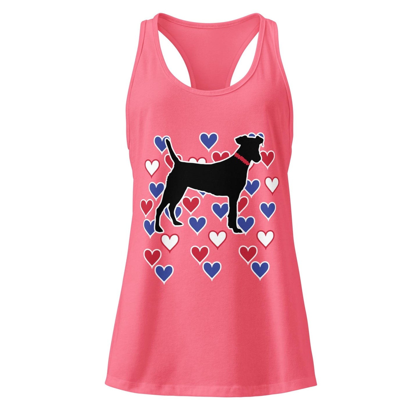 Dog Lovers Womens fitted racerback tank top